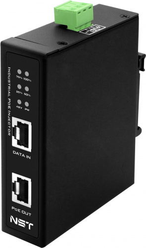 NS-PI-1G-90/I Промышленный PoE-инжектор Gigabit Ethernet на 90W.